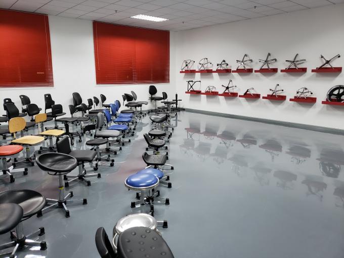 Polyurethaanesd Cleanroom Stoelen met Rugleuning, ESD Veilige Laboratoriumstoelen